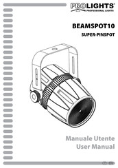 ProLights BEAMSPOT10 User Manual