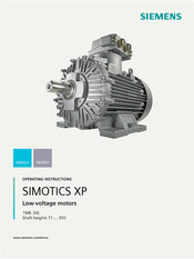 Siemens SIMOTICS XP Operating Instructions Manual