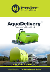 TransTank AquaDelivery Operator's Handbook Manual