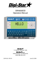 DIGI-STAR SW4600EID Operator's Manual