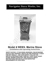 Navigator Stove Works NSW4 Installation And Operating Instructions Manual