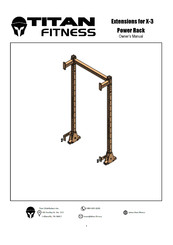 Titan Fitness X-3 Owner's Manual