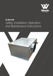 Woods DASHIO EC TWINBOX Safety, Installation, Operation And Maintenance Instructions