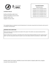 Liftsafe Fall Protection RoofStep 4x1 LD Installation Manual