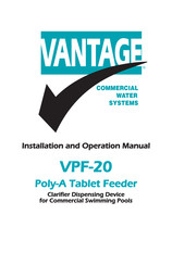 Vantage Hearth VPF-20 Installation And Operation Manual