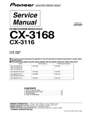 Pioneer CX-3168 Service Manual