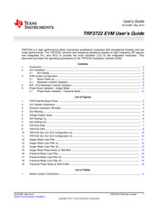 Texas Instruments TRF3722 EVM User Manual