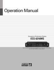 Inter-m ECS-6216MS Operation Manual