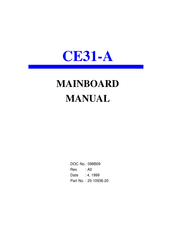 FIC CE31-A Manual