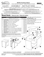 LDI SAFCO 8925 Assembly Instructions Manual