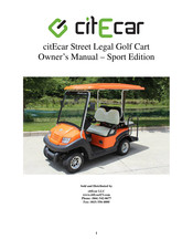 citEcar Street Legal Owner's Manual