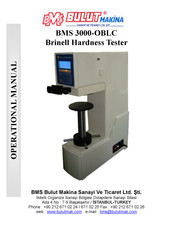Bms Bulut Makina BMS 3000-OBLC Operational Manual