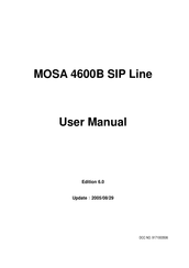 Mosa SIP 4600B User Manual