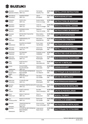 Suzuki 9917B-78R00 Installation Instructions Manual