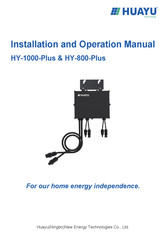 Huayu HY-800-Plus Installation And Operation Manual