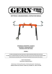 Gern Pro DAN0811 Instruction Manual