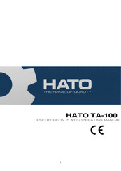 HATO TA-100 Operating Manual