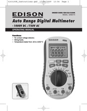 Edison DAM075 Operating Manual