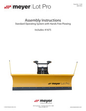 Meyer Lot Pro 41675 Assembly Instructions Manual