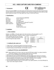 Velleman VCC Quick Start Manual