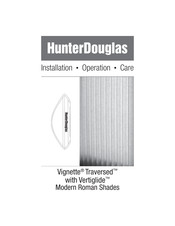 HunterDouglas Vignette Traversed Manual