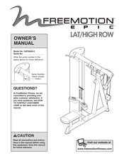 Freemotion Epic GZFI8028.0 Owner's Manual