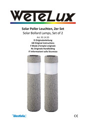 Wetelux 95 14 20 Original Instructions Manual