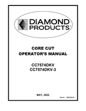 Diamond Products CC7574DKV-36 Operator's Manual