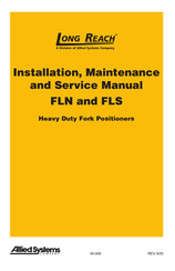 Allied Systems LONG REACH FLN Series Installation Maintenance And Service Manual