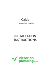 Victorian Plumbing Caldo Installation Instructions Manual