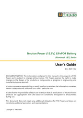 Lithium Power Neuton Power BT Series User Manual