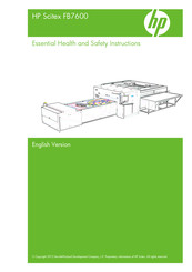 HP Scitex FB7600 Manual