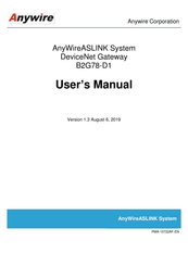 Anywire AnyWireASLINK B2G78-D1 User Manual