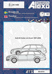 Alexo Sweden 604-0510 Installation And Operating Instructions Manual