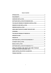 EXP Computer Game Traveler Plus Manual