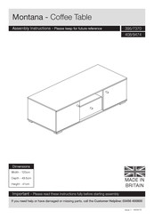 Argos Montana 408/9474 Assembly Instructions Manual