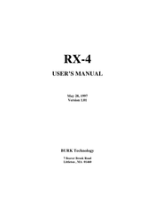 BURK Technology RX-4 User Manual
