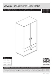 Argos Arvika 357/6823 Assembly Instructions Manual