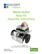 BOXLIGHT Mimio MyBot Assembly Instructions Manual