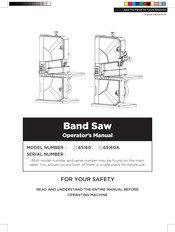 TOPMAQ 65160A Operator's Manual