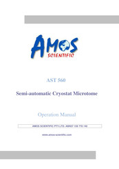 Amos AST 560 Operation Manual