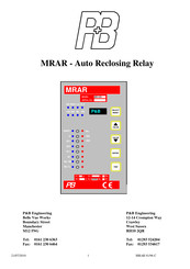 P&B MRAR Manual