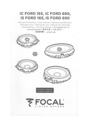 Focal IS FORD 165 User Manual