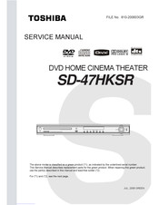 Toshiba SD-47HKSR Service Manual