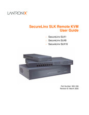Lantronix SecureLinx SLK16 User Manual