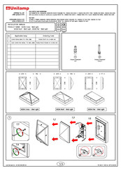 Unilamp XEON Cross - Wall Light Installation Manual