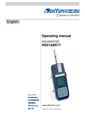 Delta OHM HD21ABE17 Operating Manual