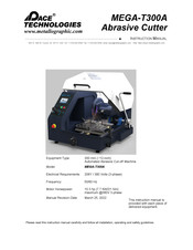 Pace Technologies MEGA-T300A Instruction Manual