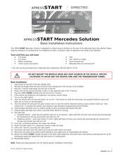 Directed XPRESSSTART ONE Basic Installation Instructions