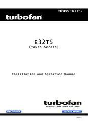 turbofan MOFFAT BLUE SEAL E32T5 Installation And Operation Manual